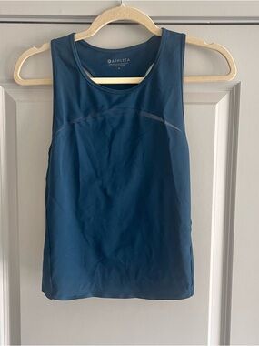 Athleta Teal Racerback Tank Top